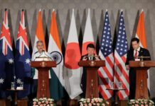 Quad Launches New Maritime Surveillance Initiative at New Delhi Foreign Ministers’ Meeting
