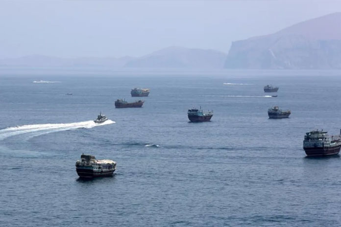 Iran says it will announce a new restricted maritime zone beyond the Strait of Hormuz and place vessels entering it on Tehran’s sanctions list.